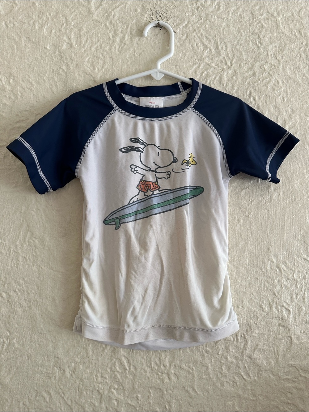 Hanna Andersson x Peanuts Snoopy Woodstock Surfing Rash Guard Swim Shirt 3 Kids